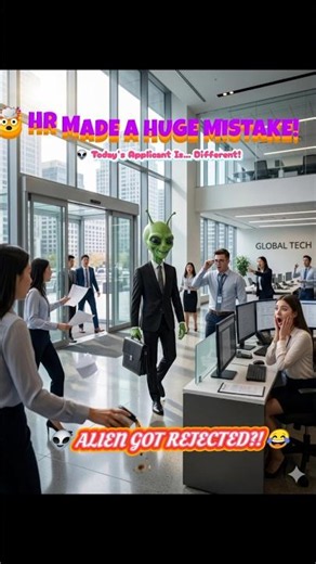 Alien Got Rejected... Then Did THIS! 👽😂 #shorts #memes #entertainment #usa #humor #aicomedy #skit