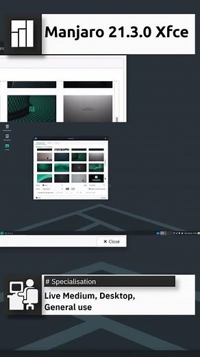 Manjaro 21.3.0 Xfce Edition Quick overview #linux #Manjaro