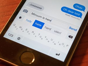 Minuum resizing keyboard comes to iOS to alleviate your autocorrect woes