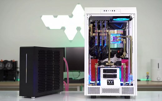 【油管搬运】TT跃耀Tower 900机箱+线程撕裂者3990x+RTX 3090x3装机