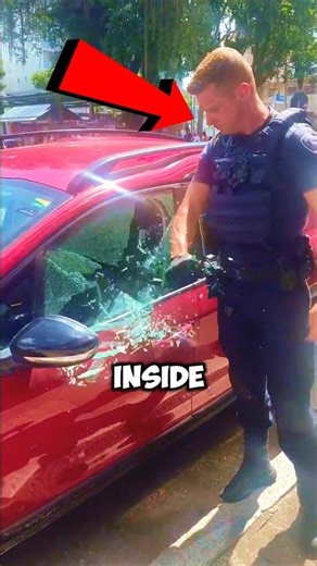 Officer smashed car window to pull him out 😳 #shorts
