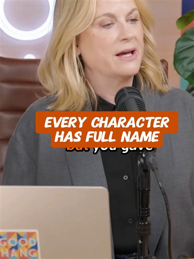 Mike Schur's genius naming hack: Google the name and make sure ZERO results come up 😂 If there's no Aphilio Pepipe anywhere in the continental US #podcast #goodhangwithamypoehler #comedypodcast #amypoehler #parksandrec #tiktok #tvwritingtips