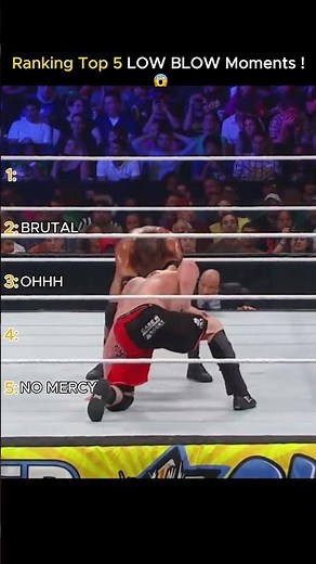 Ranking Top 5 Most Savage LOW BLOW Moments in WWE! 😱