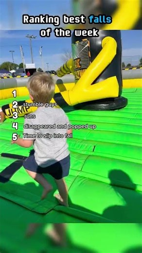 Ranking Top 5 best FALLS of the week #short #funny