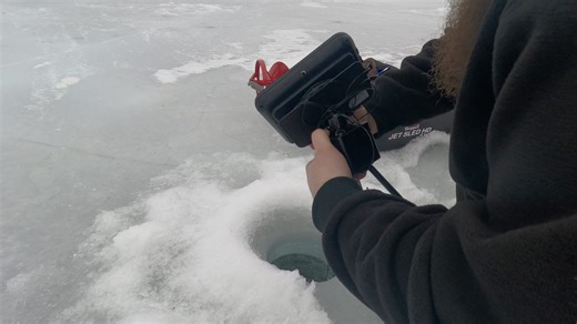 45K views · 320 reactions | I dropped my underwater camera down the ice hole while setting it up ice fishing Alaska #icefishing #fishalaska #fishing #outdoors #hardwater #Alaska # | Fishing with Charles | Facebook