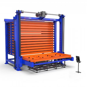[Hot Item] Smart Vertical Sheet Storage Rack for Metal Fabrication Factories
