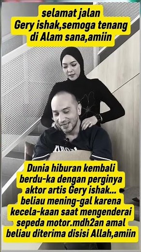 Selamat jalan Gery ishak,semoga amal ibadahnya di terima Allah#trending#selebritis#Gery ishak#shorts