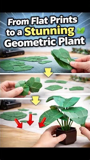 From Flat Parts to a GeometricPlant