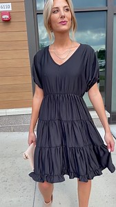 197 reactions · 164 comments | Cute and comfy, this a-line dress features tiered ruffled bottom and fun puffed short sleeves. Flattering v-neckline. 100% Polyester. Small fits 2-6 Medium fits 8-10 Large fits 12-14 XL fits 16 Available in SMALL, MEDIUM, LARGE, XL for only 36! To order: Comment Sold, Size Find it Here: https://jennyboston.com/products/id/16214 Style #RS6634B | Jenny B Lifestyle Store | Facebook