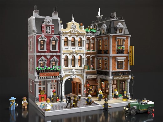 This gorgeous LEGO Set revives the aesthetic of Victorian-Edwardian 20th Century London - Yanko Design