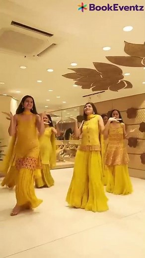 Surprise Bridesmaid Dance for the Bride at the Haldi Ceremony! #haldi #haldiceremony #dance