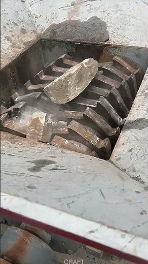 Inner Structure of Industrial Shredder