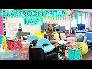 FLEXIBLE SEATING CLASSROOM SETUP: DAY 1