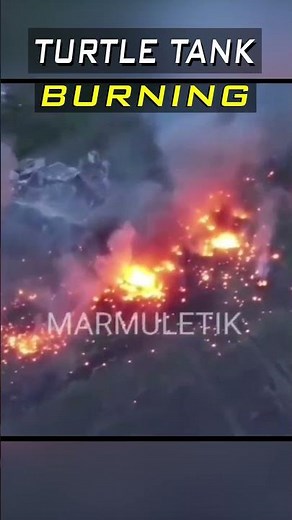 Russian Turtle Tank Destroyed #tank #military #shorts