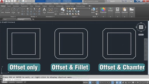 26K views · 545 reactions | معلومة قيمة تخص الأمر Offset لا يعلمها الكثير من مستخدمي برنامج AutoCAD | Engineer DZ-tutorial | Facebook