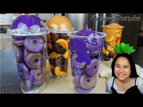 Sikat na Mini Donuts gawing nating Messy Donuts in Cup! Pweding Pang Negosyo!
