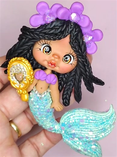 Sereia de Biscuit: Arte em Porcelana Fria Passo a Passo