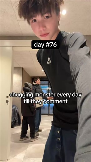 Chugging Monster Energy Drink Challenge