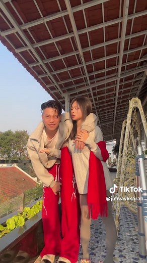 Outdoor Affection on a Rooftop Terrace