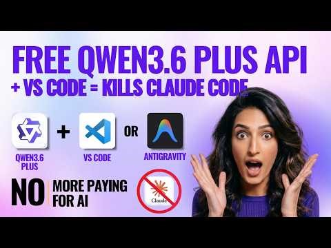 FREE Qwen3.6 Plus API in VS Code — Kills Claude Code Forever!