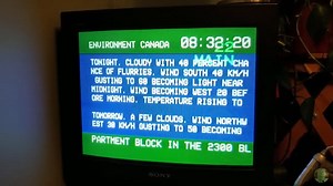 Relive The Glory Days Of Cable TV With This Retro Weather Feed