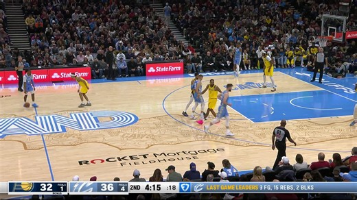 Sam Merrill hits the triple