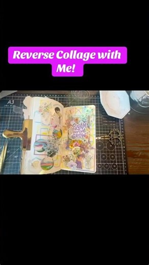 Reverse Collage | Timelapse | Stickers | Art Journal | Scrapbook