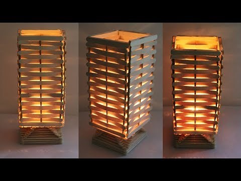 How to make night lamp at home! DIY Handmade lamp || raj easy craft