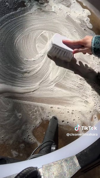 Slow Concrete Scrub - Satisfying Cleaning