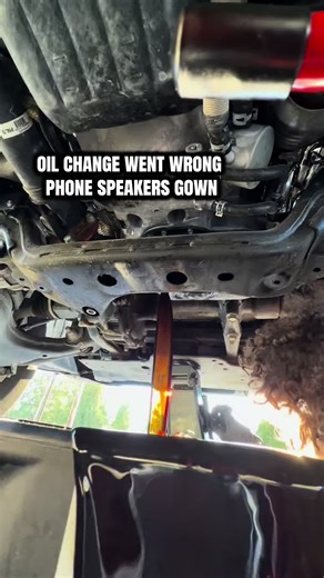 Mobile Oil Change Mistake Resulting in Phone Disaster