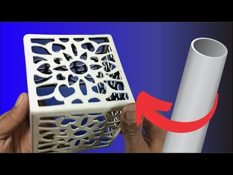 how to make amazing fancy wall lamp from pvc pipe | Simple Wall Lamp | DIY Crafts