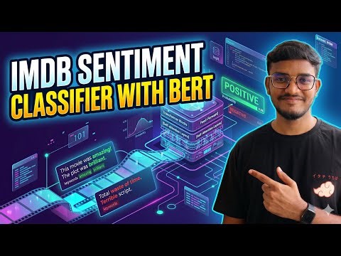 DL Project 11: Build an IMDB Sentiment Classifier with BERT + Gradio UI (Full Python Tutorial)