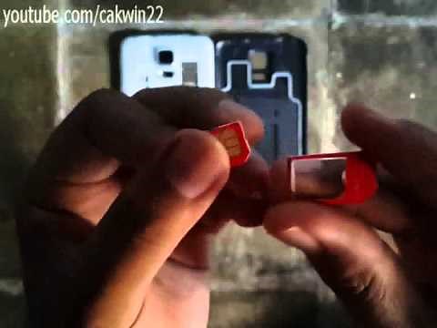 Samsung Galaxy S5: How to insert sim card