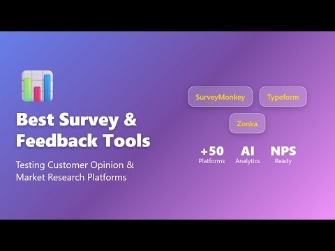 Best Survey & Feedback Tools for Market Research 2025