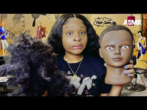 ASMR | Ghetto Salon Haircut Gone WRONG Role Play! ✂️