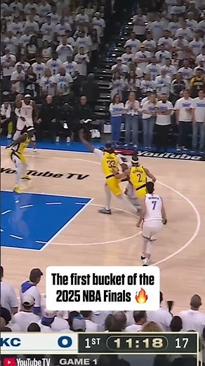 SGA scores the first bucket of the NBA Finals 🏆