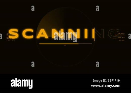 Futuristic digital interface with scanning radar overlay and data processing text, technological system analysis screen for cybersecurity and software development Stock Video Footage - Alamy