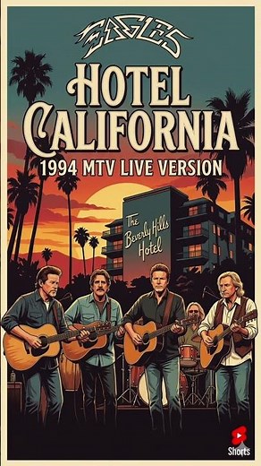 Hotel California, MTV Live 1994-The Eagles #theeagles #hotelcalifornia #classicrock #acoustic #mtv