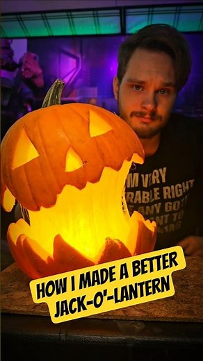How I made a better jack-o'-lantern #halloween #3dprinting