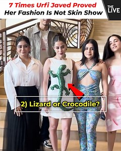 2.5M views · 11K reactions | 7 Times Urfi Javed Proved Her Fashion Is Not Skin Show From wearing the MOST MAGICAL dress ever to now working on her creativity skills - here are times when Urfi Javed proves that she is more than her skin show! | The Live | Facebook