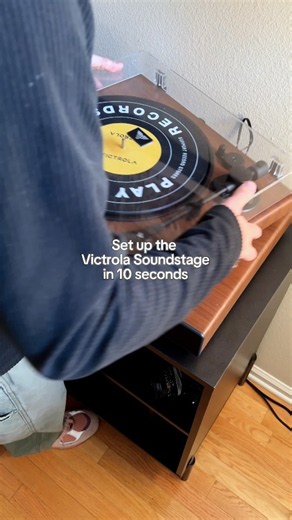 Setting up the Victrola Soundstage in 10 seconds or less