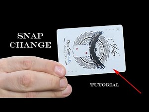 INSTANTLY CHANGE A PLAYING CARD - SNAP CHANGE (TUTORIAL)