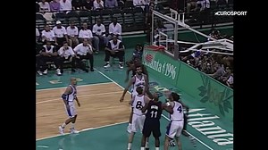 🏀 Bodiroga, Danilović, Obradović, Paspalj, Đorđević, Rebrača, Divac, Savić, Tomašević... naš tim snova protiv SAD-a u finalu Olimpijskih igara 1996. godine! 🥈 💪 🤩 | Eurosport Srbija