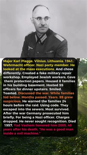 German Officer Hid 8 Jewish Families in His Own Basement for 2 Years While Hosting Nazi Dinner Part