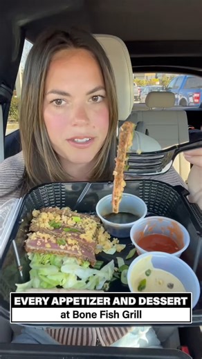 Trying Every Appetizer and Dessert at Bone Fish Grill | Eatdrinkandbemandy