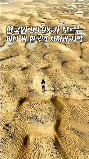 1500원에 갈 수 있는 한국의 ‘사하라 사막’ 사막인줄 알았는데 알고보니 바다입니다 #대이작도여행 #인천섬여행 #대이작도명소화사업#풀등 #섬여행