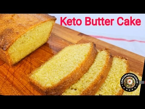 HOW TO MAKE KETO BUTTER CAKE - SOFT, MOIST, BUTTERY & DELICIOUS (COCONUT & ALMOND FLOUR OPTIONS)