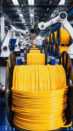 Automatic Electric Wire Making Machine | Full Production Process | Modern Cable Factory 4K