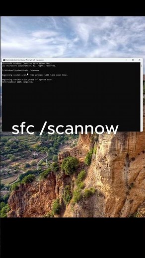 One Command to Fix Windows Errors