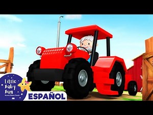 Canción del Tractor | +más Canciones Infantiles | Little Baby Bum en Español